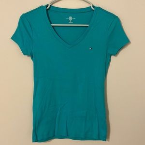 Turquoise Tommy Hilfiger T-Shirt